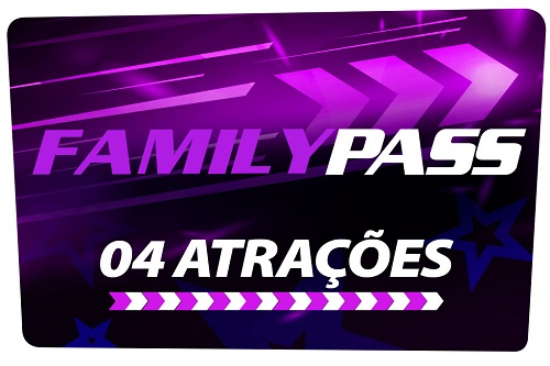 Beto Carrero:  Family  Pass – 4 atrações - Ingresso Antecipado 1 dia  